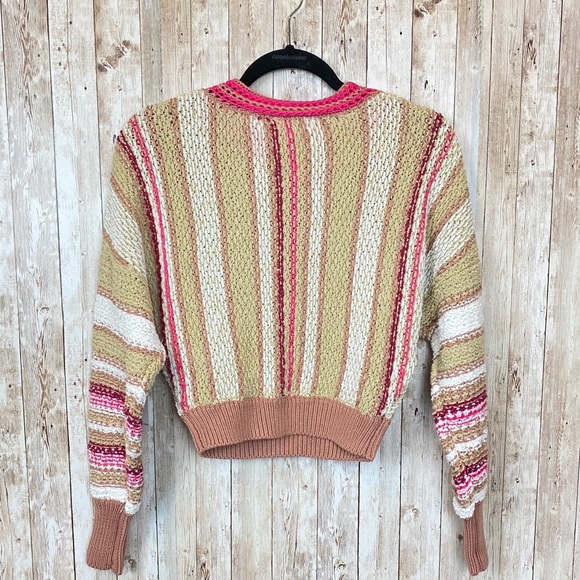 Free People Show Me Love Striped Pullover Sweater - Picture 7 of 14